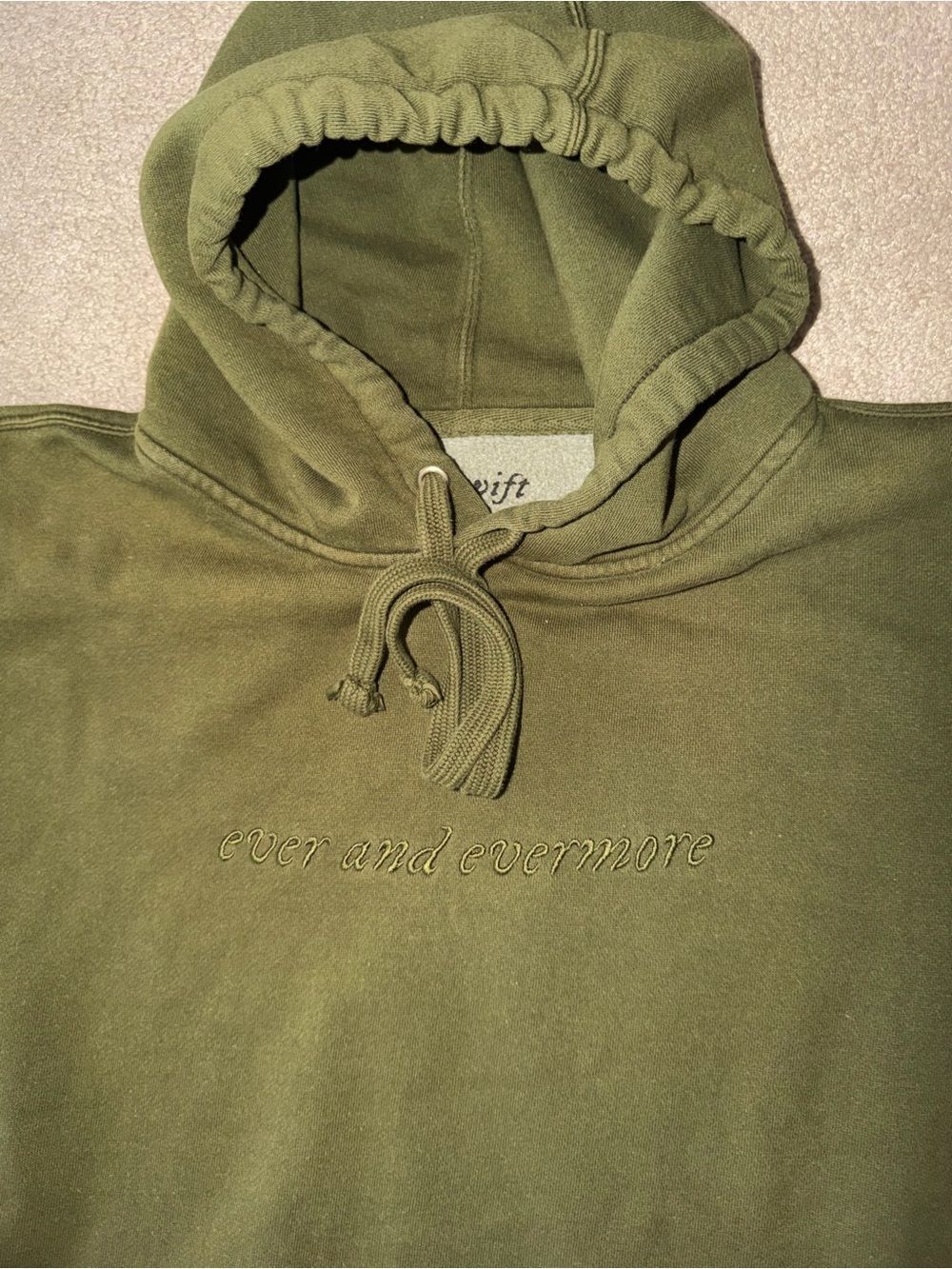 Taylor Swift Evermore Forrest Green Hoodie XL